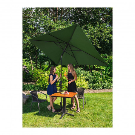 Sodo skėtis - 200x300 cm - žalias - UNI-UMBRELLA-TSQ2030GR