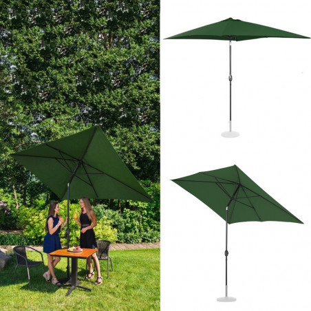 Sodo skėtis - 200x300 cm -  žalias - UNI-UMBRELLA-TSQ2030GR