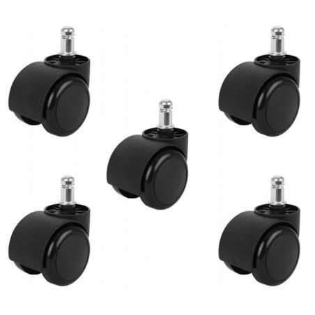 Ratukai biuro kėdei 5 cm - 5 vnt.