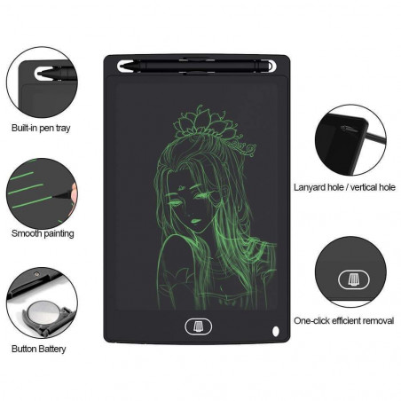 Piešimo planšetė su rašikliu PP12 LCD