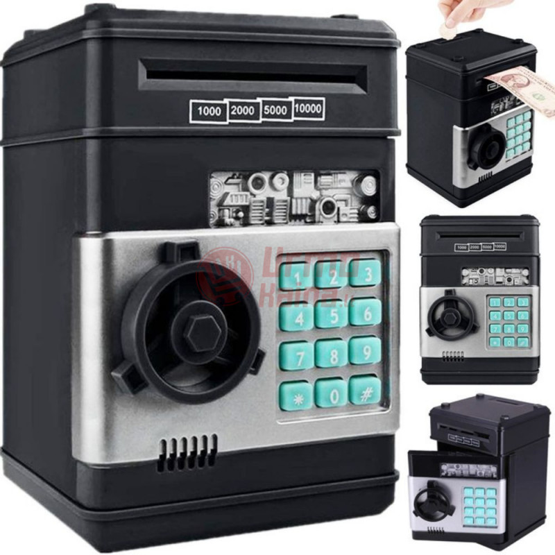 Skaitmeninė vaikiška taupyklė seifas