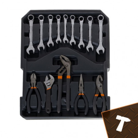 1000 dalių įrankių rinkinys lagamine BGT