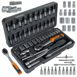 Galvučių rinkinys su terkšle BGT 46 dalių