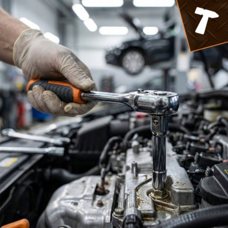 Galvučių rinkinys su terkšle BGT 46 dalių