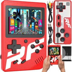 Retro klasikinis nešiojamas žaidimų kompiuteris 2P