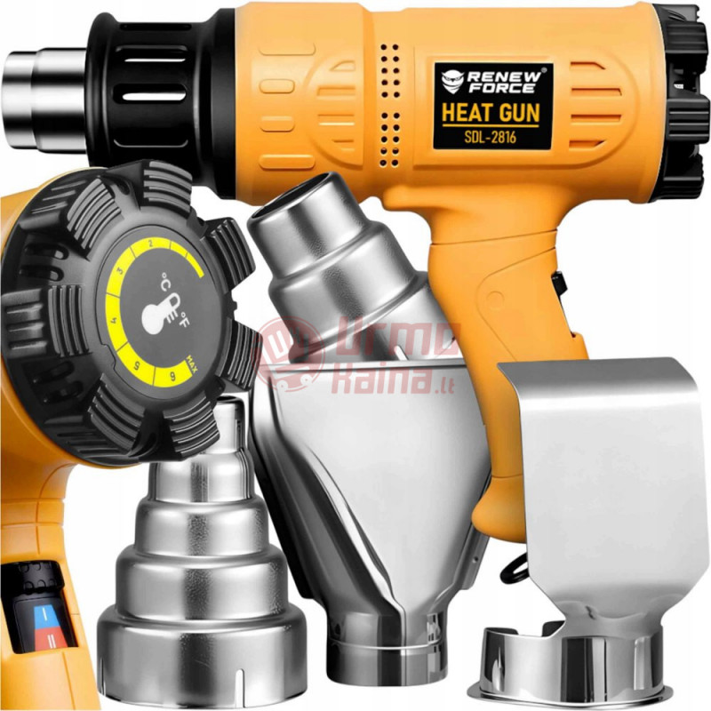 Elektrinis šilumos pistoletas 1800W RF01