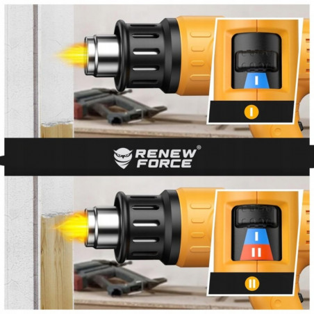 Elektrinis šilumos pistoletas 1800W RF01