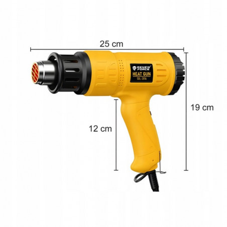 Elektrinis šilumos pistoletas 1800W RF01