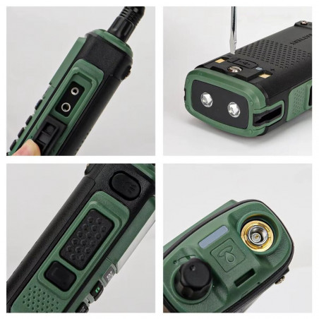 Racija su ausine Baofeng TR1