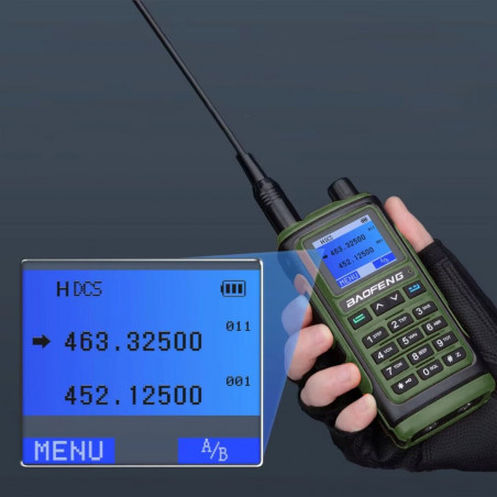 Racija su ausine Baofeng TR1