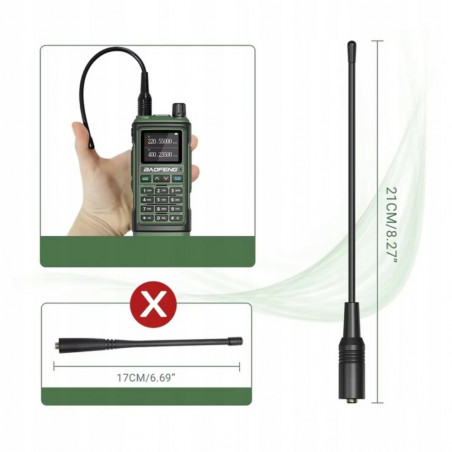 Racija su ausine Baofeng TR1