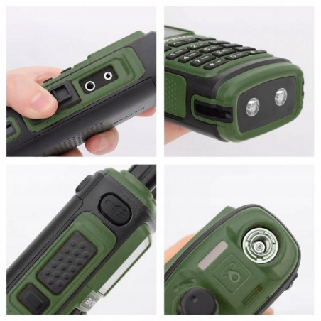 Racija su ausine Baofeng TR1