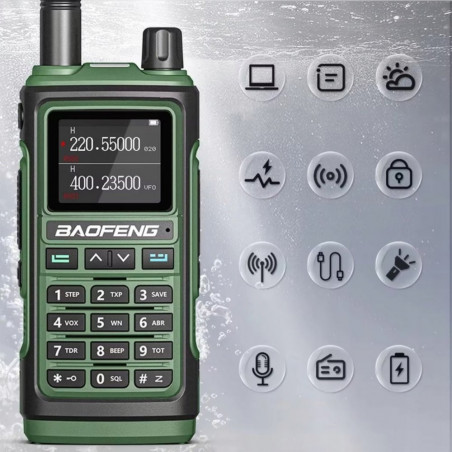 Racija su ausine Baofeng TR1