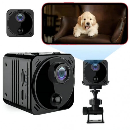 Mini belaidė vaizdo stebėjimo kamera RF08 Wi-Fi