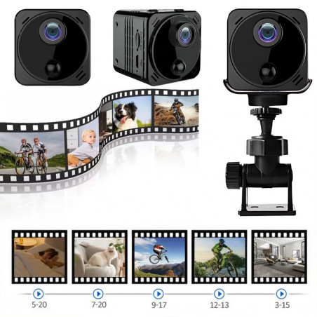 Mini belaidė vaizdo stebėjimo kamera RF08 Wi-Fi