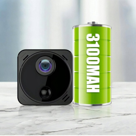 Mini belaidė vaizdo stebėjimo kamera RF08 Wi-Fi