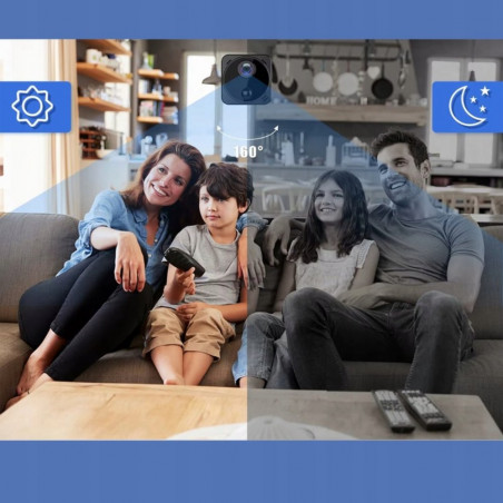 Mini belaidė vaizdo stebėjimo kamera RF08 Wi-Fi