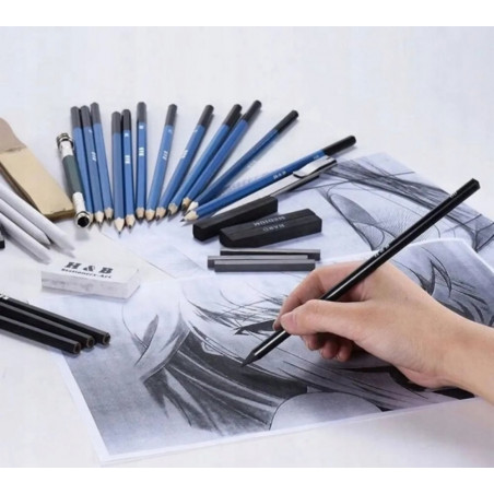 Eskizų piešimo rinkinys, 32 vnt.