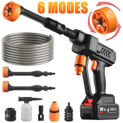 Akumuliatorinis aukšto slėgio plovimo įrenginys MEISTER SR909E + priedai