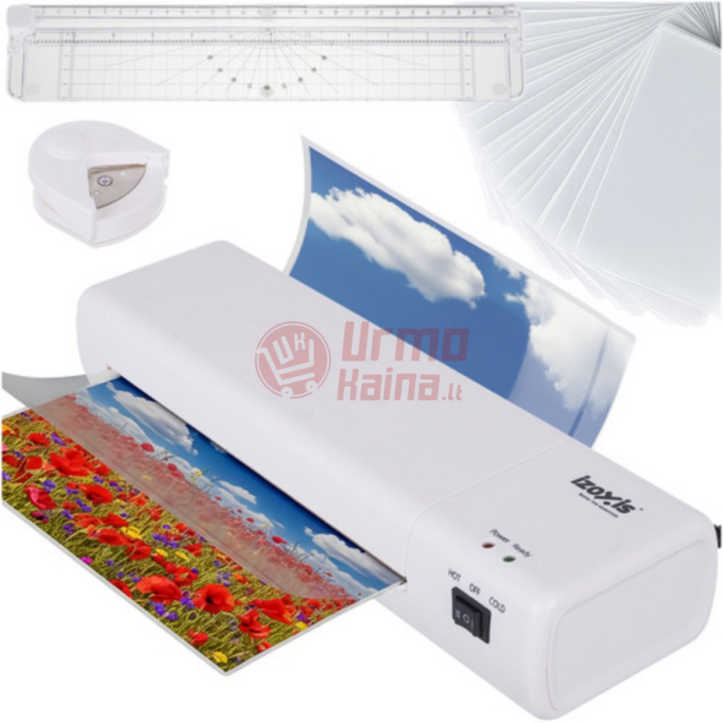 Laminatorius A4, 4in1 IZX1 + 60 laminavimo plėvelių