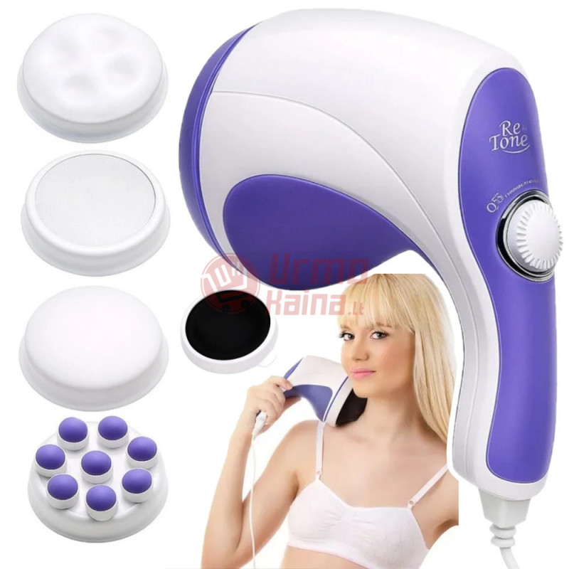 Anticeliulitinis masažuoklis 5in1 su greičio reguliavimu