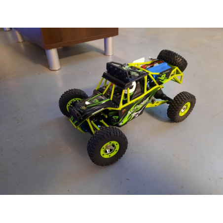RC mašinėlė su pultu WLtoys 12428 2.G 4WD, 50 km/h (Prekė su defektu 9902978)