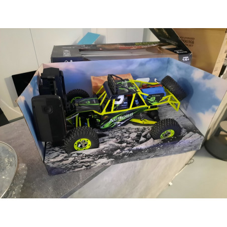 RC mašinėlė su pultu WLtoys 12428 2.G 4WD, 50 km/h (Prekė su defektu 9902978)