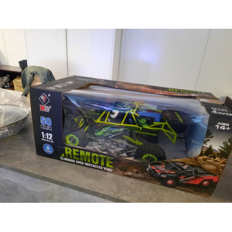 RC mašinėlė su pultu WLtoys 12428 2.G 4WD, 50 km/h (Prekė su defektu 9902978)