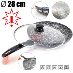 Akmens masės keptuvė 28 cm ZL-7173 (Prekė su defektu 9902979)