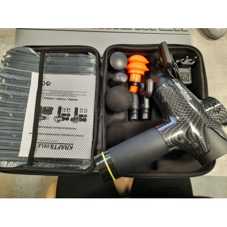 Fascialinis smūginis raumenų masažuoklis KRAFT&DELE 250W KD3080 (Prekė su defektu 9902982)