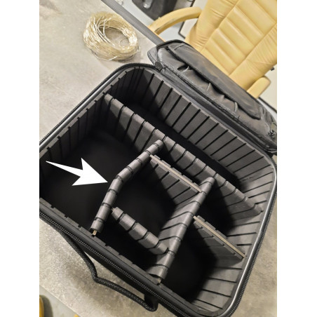 Kosmetikos krepšys, juodas