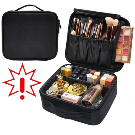 Kosmetikos krepšys, juodas (Prekė su defektu 9902989)