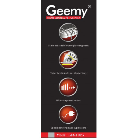 Šunų ir kačių kirpimo mašinėlė Gemei PRO 3201