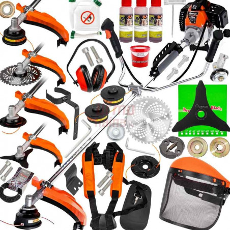 Benzininė žoliapjovė-trimeris Demon RQ 580 5,2 AG (3,8 kW) MAX set