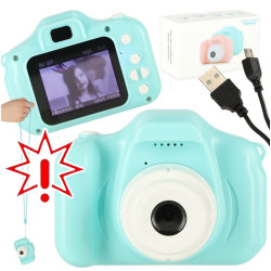Vaikiškas fotoaparatas su ekranu Summer Vacation Q (Prekė su defektu 9902992)