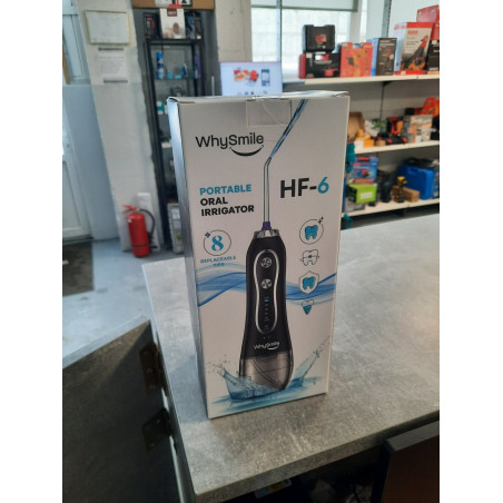 Įkraunamas nešiojamas irigatorius HF-6 + 8 antgaliai (Prekė su defektu 9902995)