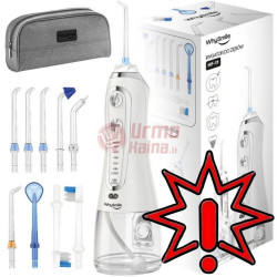 Įkraunamas nešiojamas irigatorius HF-11 + 9 antgaliai (Prekė su defektu 9902996)