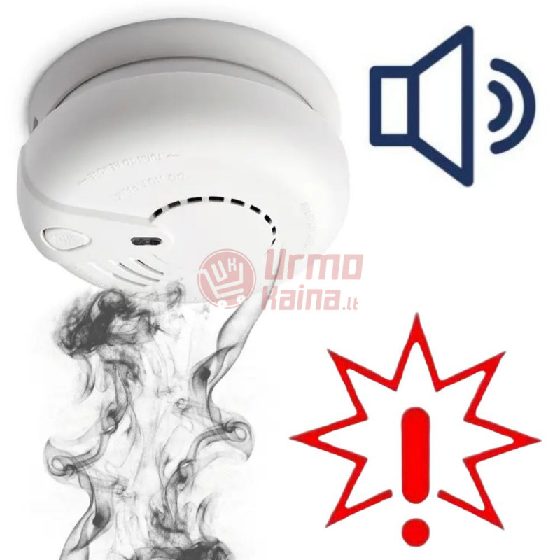 Eldes belaidis dūmų detektorius EWF1 (Prekė su defektu 9903003)