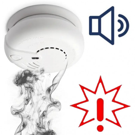 Eldes belaidis dūmų detektorius EWF1 (Prekė su defektu 9903003)