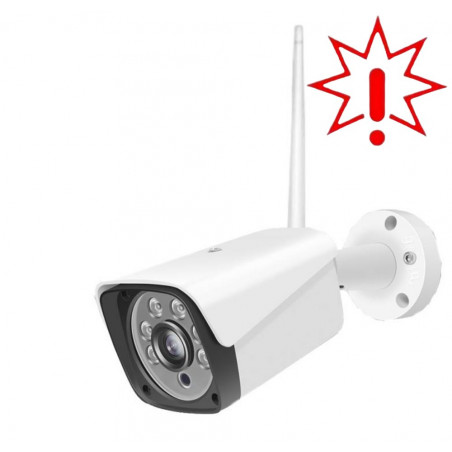IP kamera 1.3 MP Wi-Fi su naktiniu matymu ir ONVIF (Prekė su defektu 9903007)