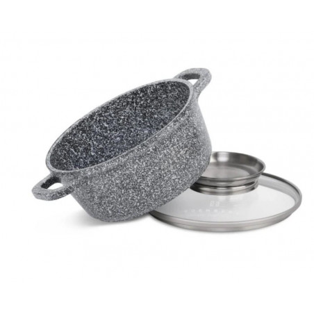 Akmens masės 8 dalių puodų rinkinys EDENBERG EB-8010