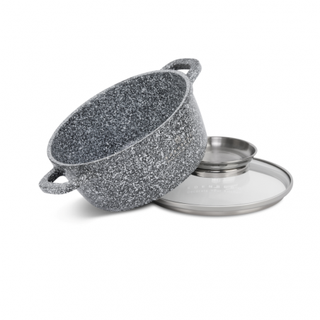 EDENBERG akmens masės 10 dalių puodų rinkinys EB-8147