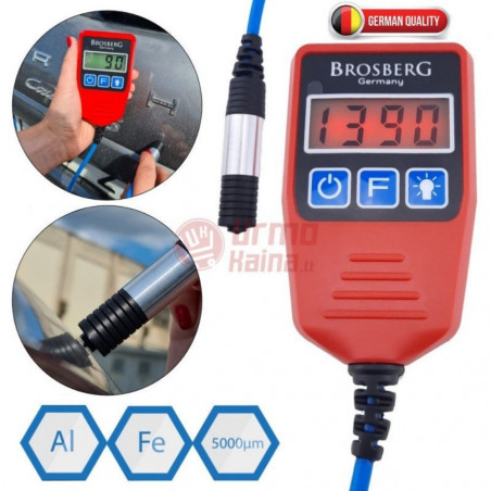 Dažų storio matuoklis Brosberg P5 PLUS