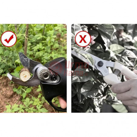 Akumuliatorinės genėjimo žirklės – sekatorius + 2 akumuliatoriai CATA V2