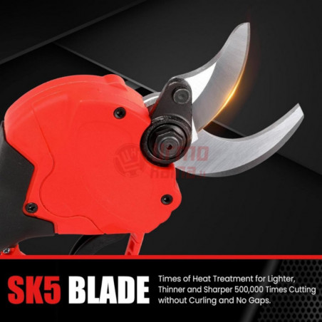 Akumuliatorinės genėjimo žirklės – sekatorius + 2 akumuliatoriai CATA V2