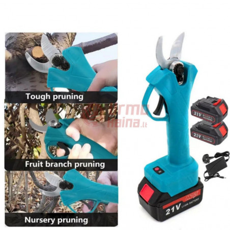 Akumuliatorinė aukštapjovė - daugiafunkcinė BOXER BX3409 4000 W, 2 akumuliatoriai