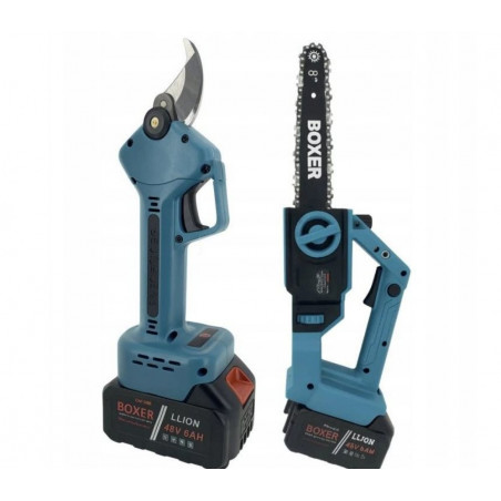 Akumuliatorinė aukštapjovė - daugiafunkcinė BOXER BX3409 4000 W, 2 akumuliatoriai