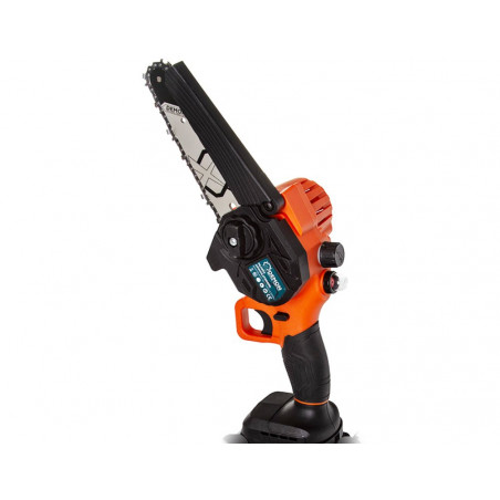 Akumuliatorinis grandininis genėjimo pjūklas su grandinės tepimu DEMON E, 6"