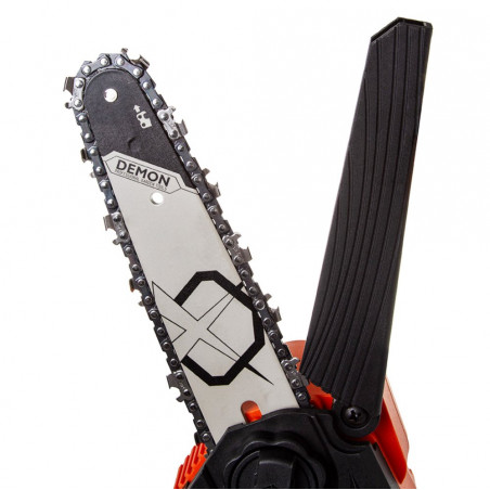 Akumuliatorinis grandininis genėjimo pjūklas su grandinės tepimu DEMON E, 6"