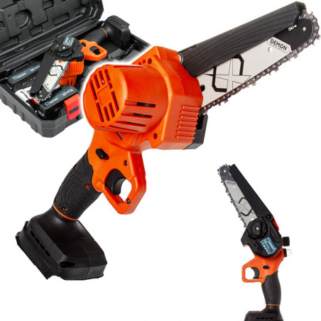 Akumuliatorinis grandininis genėjimo pjūklas su grandinės tepimu DEMON E, 6"
